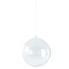 Plastic Ball, 2 Pcs, 6cm Ø, Crystal