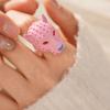 Adjustable Drip Ring Metal Irregular Opening Ring Exaggerated Animal Ring  Gifts for Women Girl
