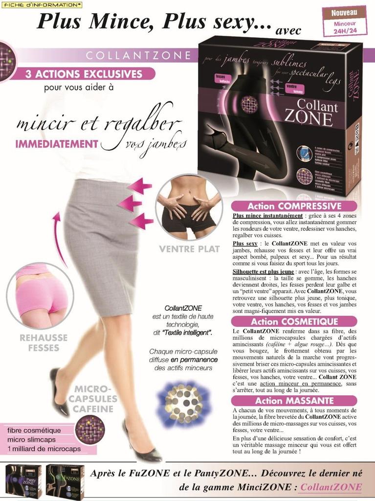 MinciTextil Textile Intelligent Slimming Tights - TightsZone Beige XXL(50-52)