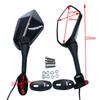 Motorcycle Modified Dual Light Rearview Mirror Led Turn Signal Rearview Mirror Thread 6Mm+ Dual Light