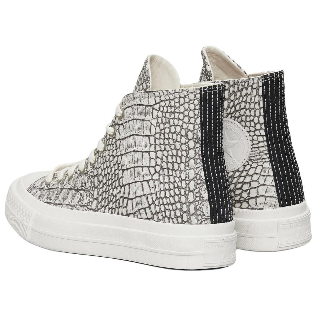 Converse Chuck Taylor All Star First String High White Snow White Black Unisex Sneakers Grey A18413C