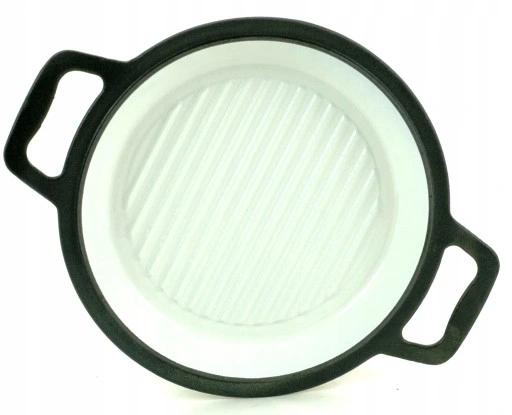 Kociołek Myśliwski 8 L Emaliowany Garnek Na Ognisko Patelnia Grill Emalia