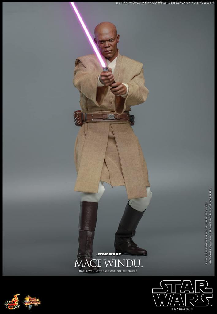 Movie Masterpiece Star Wars Episode of the Clones Mace Windu Scale Figure 2/Attack 1/6