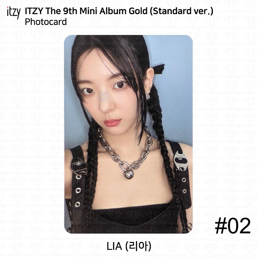 ITZY 9-й мини-альбом gold standard ver официальная фотокарточка открытка постер kpop