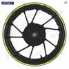 For CBF125 CBF 125 Motocycle Accessories Wheel Hub Sticker Front And Rear 17-inch Decal Reflective Rim Decoration Stickers