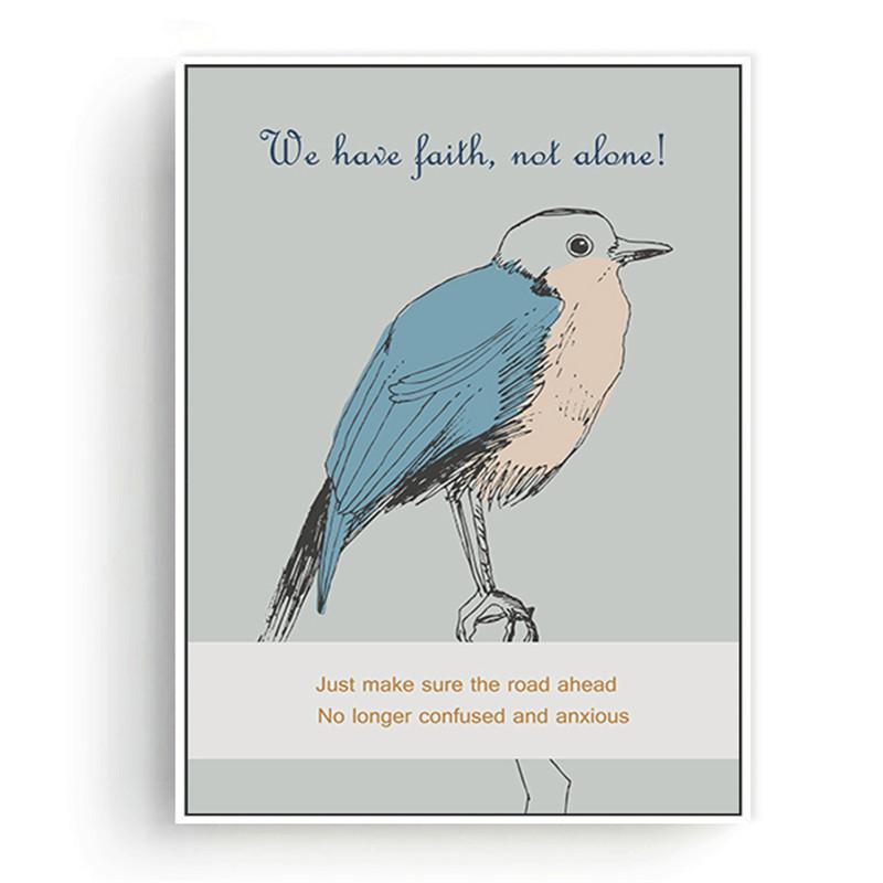 Триптих Птица Перо Ветка Дерева СВОБОДНО СЕБЯ Цитата Печать Настенная Картина Винтаж Искусство Маслом Плакат Холст Картина для дома