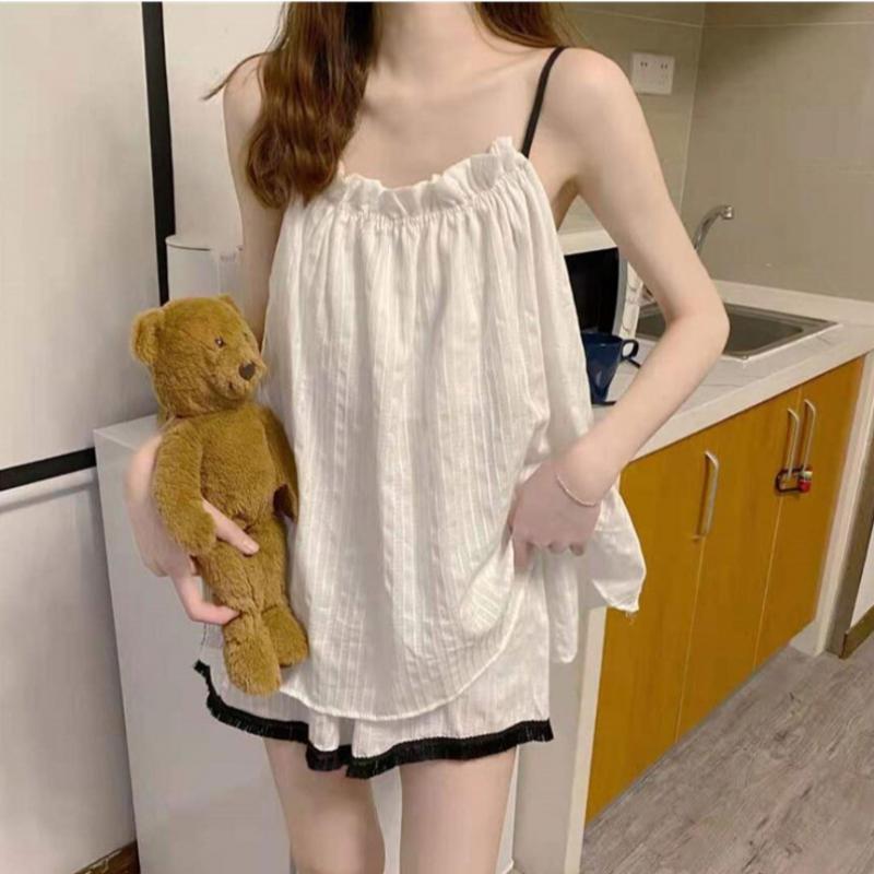 Shop Women 2 Size Ruffle Sleeve Nightwear Set Won wSet Wfo7dhz