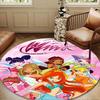 Wink Club Magical Friendship Round mat Home Decor, Chair rug For livingroom,Bedroom, doormat home decor Birthday Gift Christmas Gifts