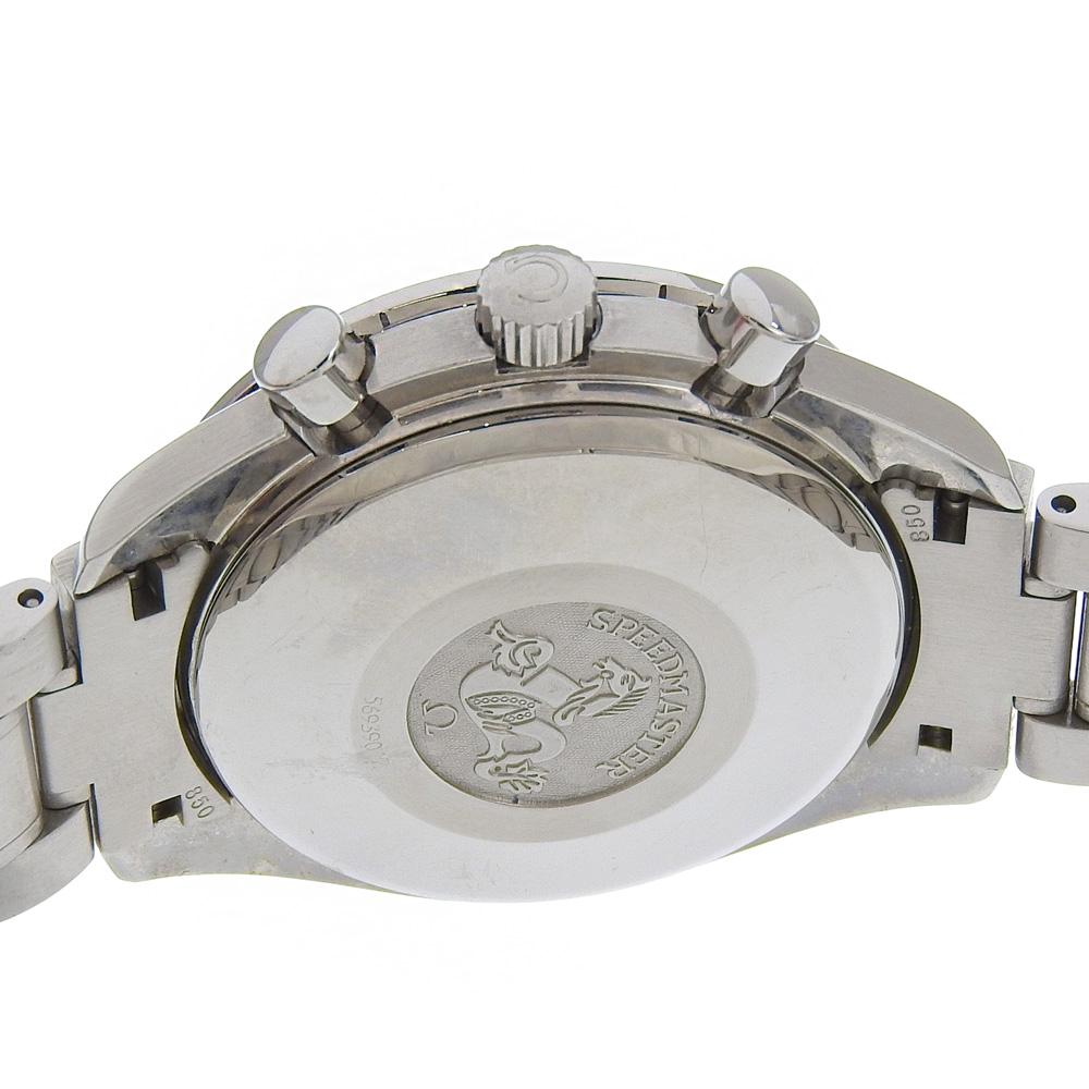 OMEGA Speedmaster Watches 175.0084 Triple Carrender cal.1151 Silver BlueDial Stainless Steel Mechanical Automatic Chronograph mens Used