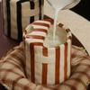 Hand-Painted Striped Ceramic Coffee Mug Novelty Porcelain Tea Cup Gift Espresso Cup  Home Breakfast