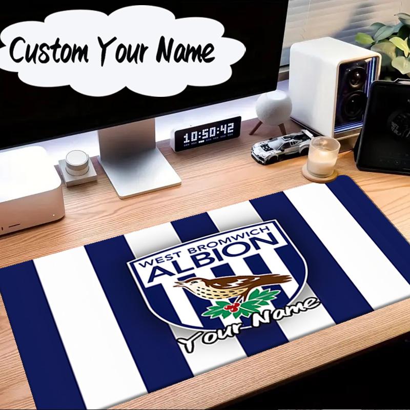 Custom Name Mouse pad Bromwich Albion Mouse Pad Desk Mat, Non-Slip Rubber Backer Pad For Computer Notebook Gaming Mouse Pad Birthday Gift