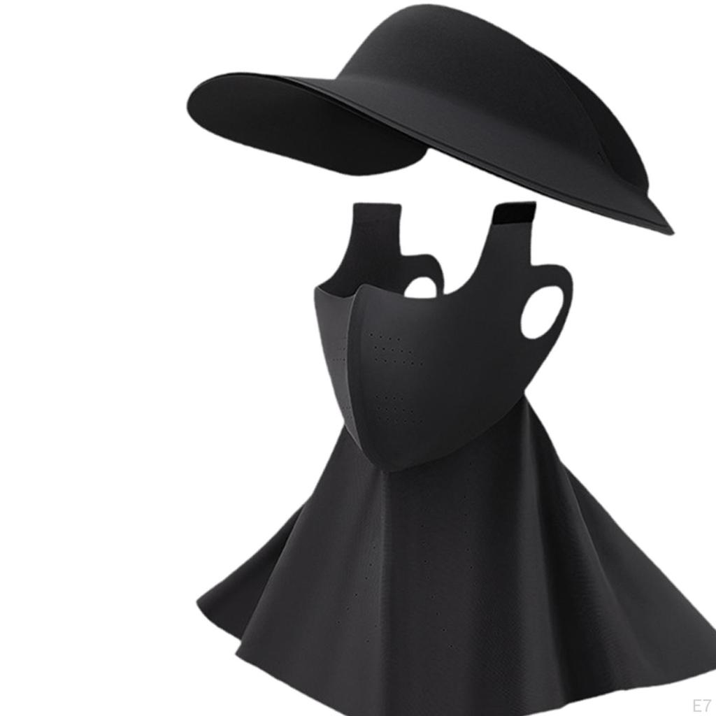 Солнцезащитная шляпа для лица, дышащая, охлаждающая, летняя, женская, для осмотра достопримечательностей