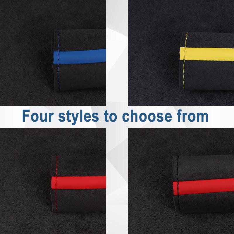 Car Steering Wheel Cover For Kia Morning 2011-2016 Picanto 2012-2015 Slip Suede Leather Automobile Accessories Steering Cover