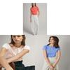 Cotton Short Sleeve T Shirt For Women Summer Casual Slim Fit Comfort Top