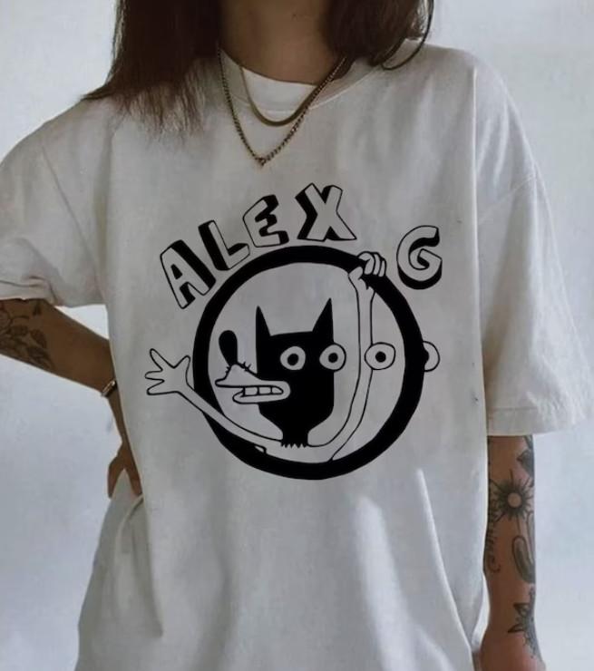 Винтажная футболка Alex G Sandy Album Alex G Винтажный Подарок Фаната Унисекс