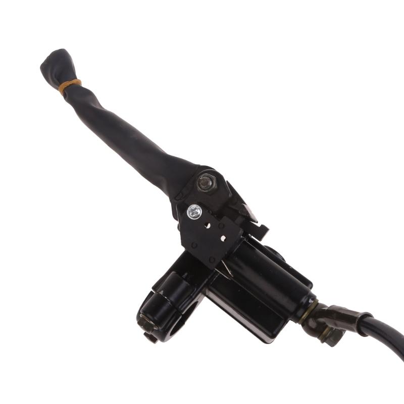 Upgraded Front Disc Brake Masters Cylinder Caliper with Brake Pad Assembly for 50cc 70cc 90cc SSR 110cc 125cc AtomikSSR