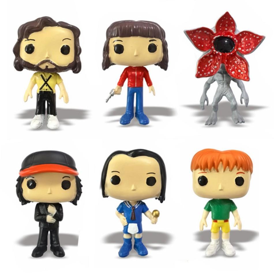 6-8Pcs/Set Anime Monster Eleven Anime Figure Vinyl Glue Boys Action Figure Ornament Figures Toy Kid Holiday Gifts Fans Gifts