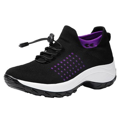 Женская обувь 2024 года с новой толстой подошвой для женщин, кроссовки для верховой езды, занятий спортом на открытом воздухе, для бега трусцой