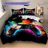 Colorful Controller Print 3Pcs Bedding Setduvet Cover With 2 Bedropillowcase Home Birthday Gift