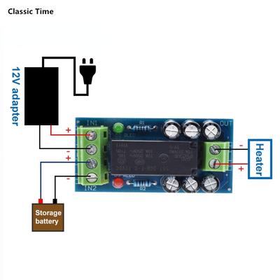 XH-M350 12 В 150 Вт 12 А Модуль переключения резервной батареи Плата высокой мощности Автоматическое переключение мощности батареи