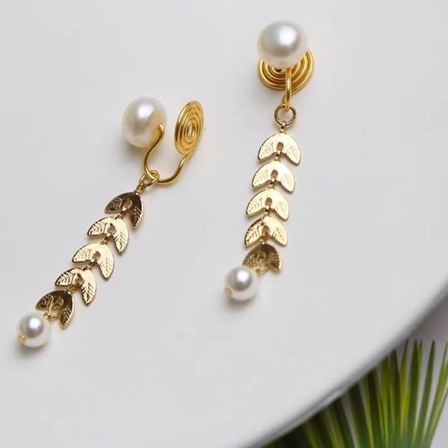 Япония и Южная Корея новые натуральные жемчужины без проколов, диски-спирали от комаров, серьги-клипсы, простые и безболезненные серьги, серьги с серебряной иглой