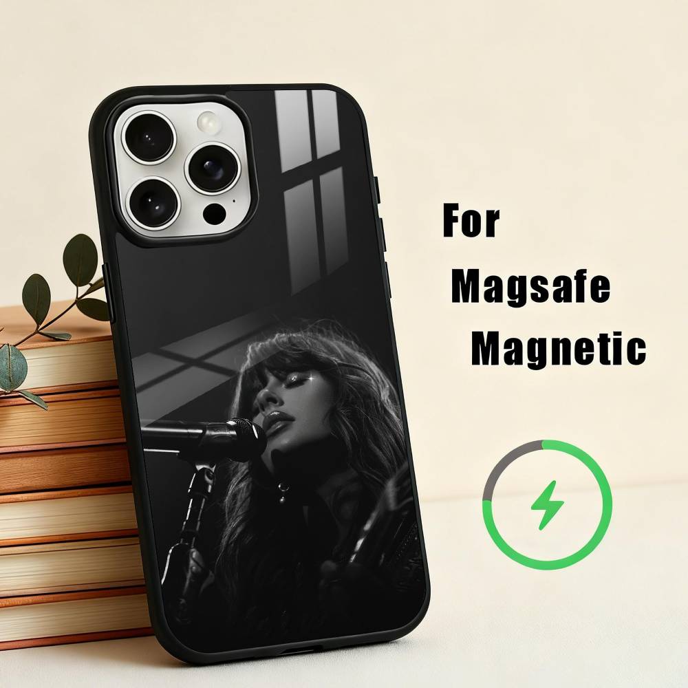 E-Ella L-Langley-Y Phone Case For iPhone17,16,15,14,13,12,11 Plus,Pro Max Magnetic For Magsafe Wireless Charging