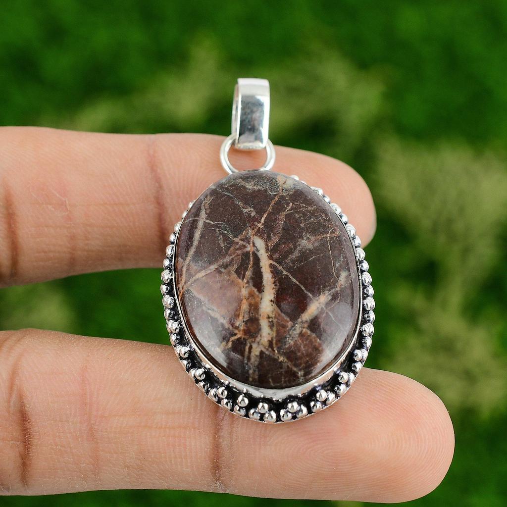 Coconut Jasper Pendant 925 Sterling Silver Pendant Original Gemstone Pendant Handmade Jewelry Wedding Gifts