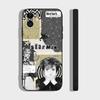 Чехол для телефона D-David Singer B-BowieS для iPhone 14,13,12 Mini 11 Pro XR,X,XS,MAX 6S,7,8 Plus Силиконовый чехол Мягкий черный