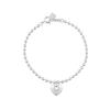 Luv-It Silver Heart Bracelet H0182