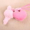 Key love lock doll pendant keychain plush toy gift girls bag pendant doll