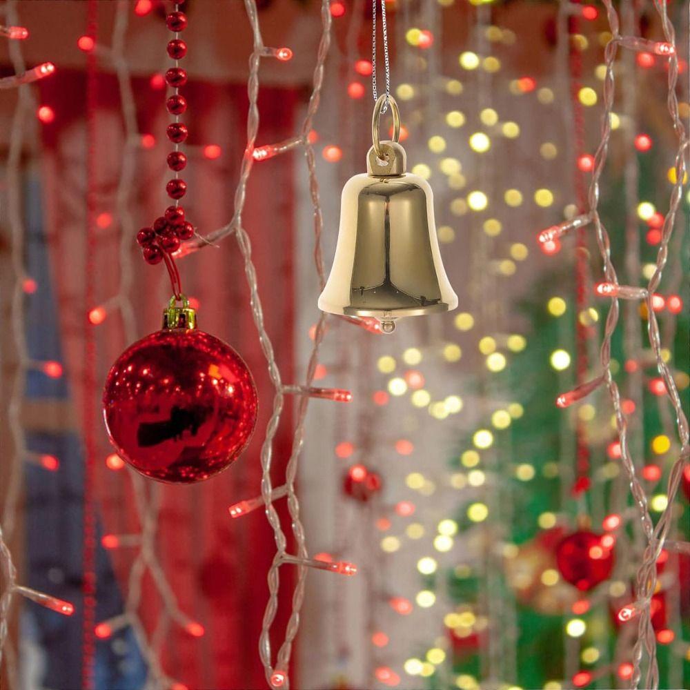 Круглоротый колокольчик-подвеска золотой ретро колокольчик античный рождественский колокольчик для двора