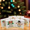 F26C 12Pcs Christmas Treat Boxes 12 Slot Chocolate Gift Box Cookie Candy Box Recycled Paper Packaging Box Christmas Supplies