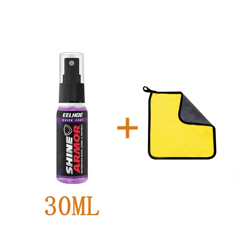 30/100мл SHINE ARMOR Fortify Quick Coat Керамическое покрытие Воск для полировки автомобиля Спрей для полировки Бесконтактная мойка автомобиля Финишное покрытие Полироль