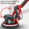 Электрическая шлифовальная машина для гипсокартона, 1280 Вт, с регулируемой скоростью, с автоматической вакуумной светодиодной подсветкой, наждачная бумага для стен, шпатлевка, шлифовальная машина для стен