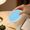 Solid Color PVC Fashion Portable Bag Pendant Small Oval Coin Purse Mini Earrings Rings Storage Box With Chain