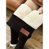Autumn and Winter Sports Leggings with Fleece and Lamb Fleece Women's High-waisted Tights Thermal Pants