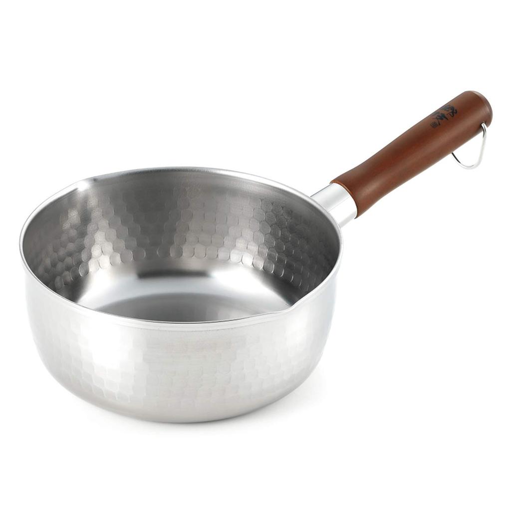Yoshikawa Stainless Steel Yukihira Gogi Simple Induction and Direct Heat Made In YJ2554 Pot, 20cm, Style, 2.5L (2500ml), Design, Compatible, Japan,