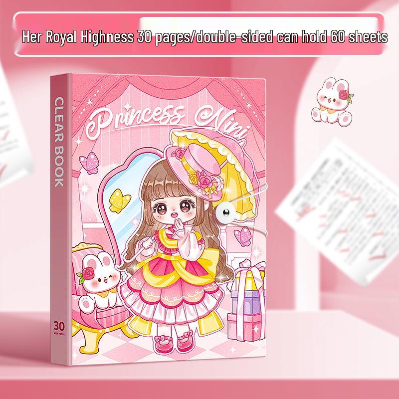 Папка для документов для студентов и офисов на 80 страниц с изображением испанского кролика A4