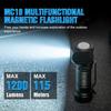 Налобный фонарь Trustfire Mc18 Led Xp-Lhi 18650 Magnetic 2a Usb перезаряжаемый налобный фонарь 1200lm фонарик налобный фонарь с магнитной задней крышкой