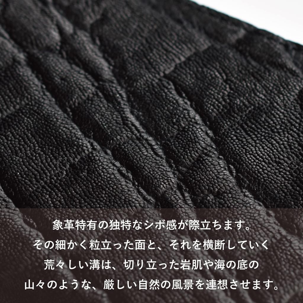 Long Elephant Made In Round Large Capacity [TAVARAT] Wallet, Men's Wallet, Leather, Japan, Zipper, (Gray)