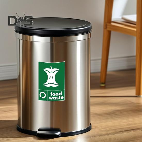 10 шт. наклейки на мусорные баки с пищевыми отходами, самоклеящиеся, с сильной липкостью, водонепроницаемые, многоцелевые виниловые наклейки-наклейки