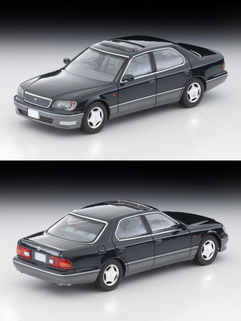 TOMYTEC Tomica Limited Vintage Neo 1/64 Scale LV-N356b Toyota Celsior C Spec F Package Green/Gray 1997 Model (Finished Product) 337638
