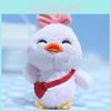 Adorable Plush Duck Keychain Soft Toy Lovely Cartoon Animal Pendant For Bags