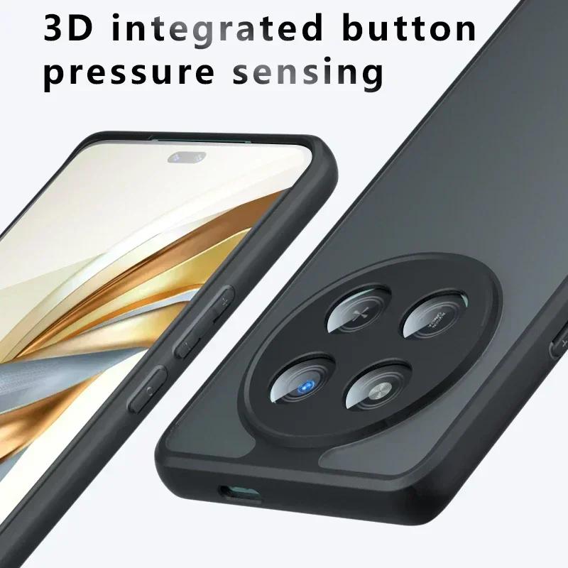 Матовый чехол для телефона Honor X9C Smart Противоударный Жесткий бампер Мягкая рамка Задняя крышка для Honor Magic 7 Lite 7Pro X9C Smart Бампер