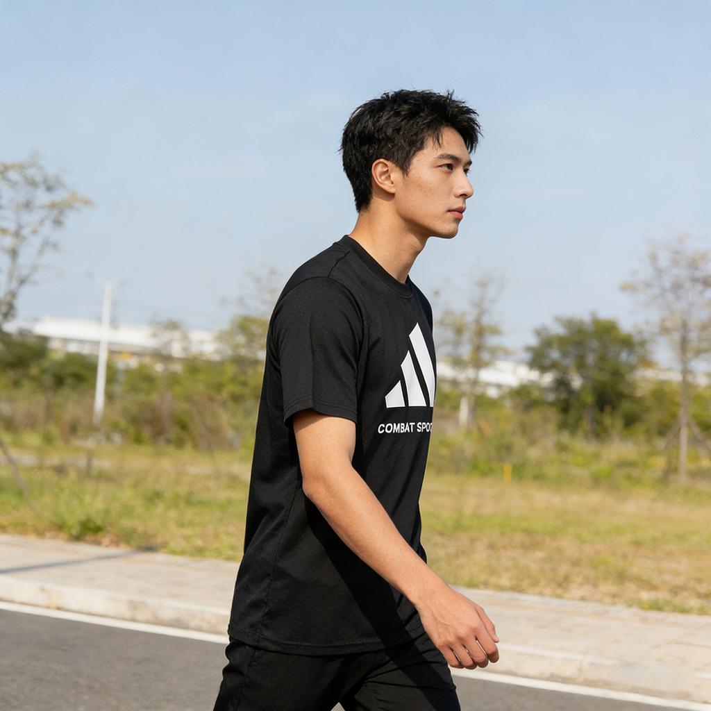 adidas Спортивная Мода Повседневная Дышащая Круглый Вырез Короткий Рукав Футболка Унисекс Топы ADICLTS24CS-BW