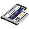 Сверхскоростной адаптер-конвертер Express Card 54 мм на 3 порта USB 3.0 для ПК и ноутбуков