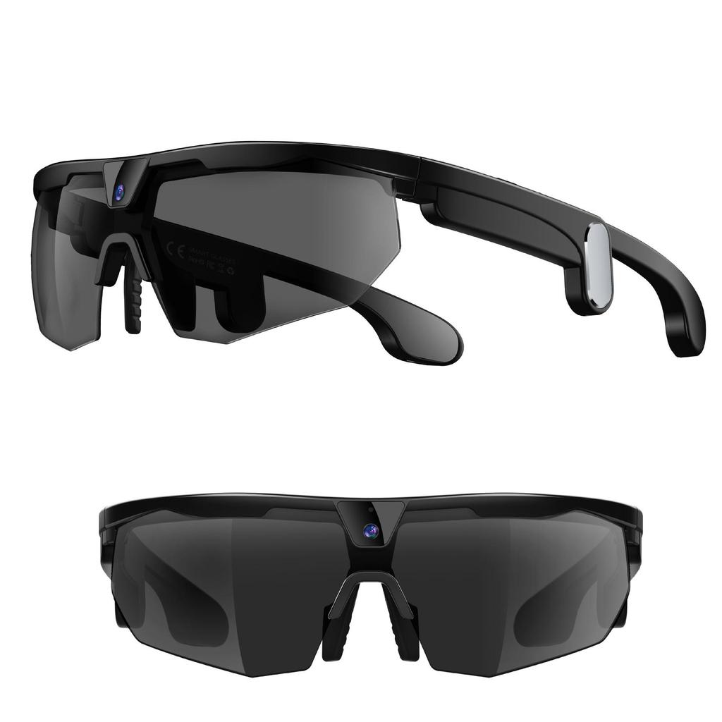 800W Pixel AI Smart Glasses: Cross-Screen Video Recording, Bluetooth Calls & Music for Cycling