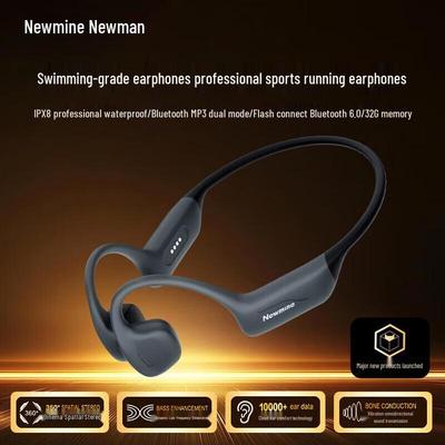 Newmine BC-F5Pro 32 ГБ Водонепроницаемые спортивные наушники с костной проводимостью IPX8