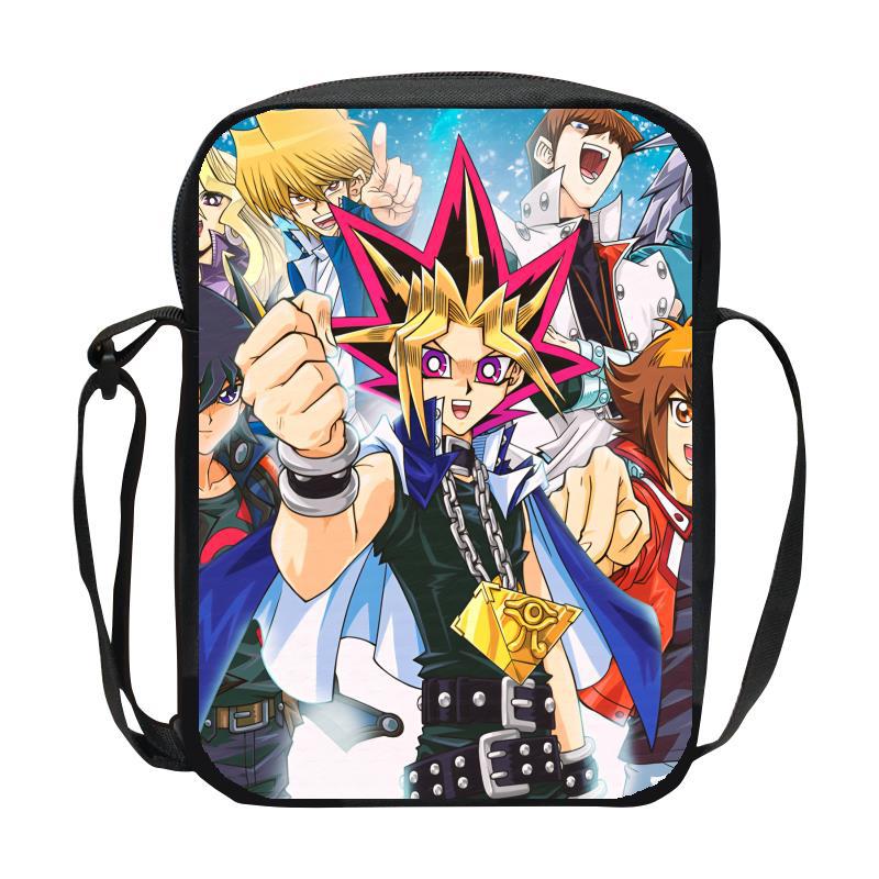Сумка через плечо Yu Gi Oh Game King, детская мужская дорожная повседневная сумка-клатч, сумка через плечо, сумка на плечо, студенческая сумка для телефона
