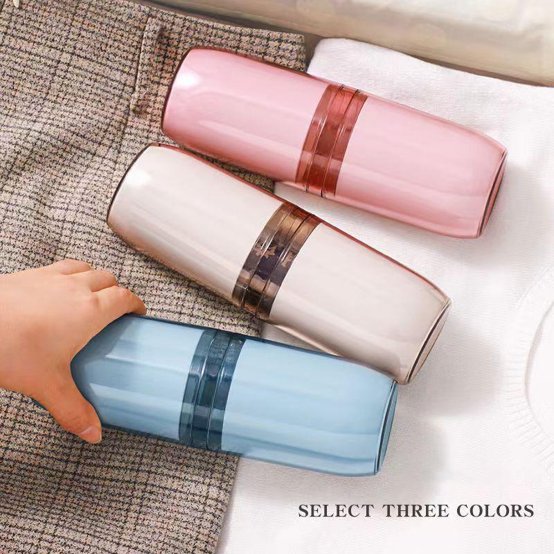 Коробка для хранения зубных щеток на 2/4 стакана, портативный стакан для полоскания рта, коробка для хранения зубной пасты, дорожные туалетные принадлежности, портативный стакан для зубной щетки